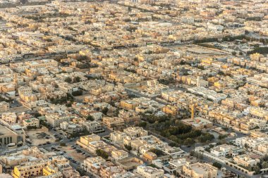 Suudi Arabistan 'ın başkenti Riyad' ın hava manzarası