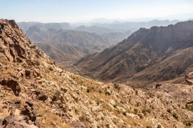 Rocky landscape near Dhahran al Janub, Saudi Arabia clipart