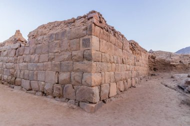 Ruins of Al-Ukhdud site in Najran, Saudi Arabia clipart