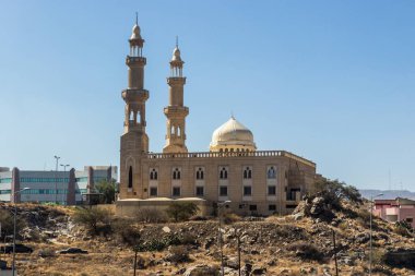 Abu Bakr Alsiddiq Grand Mosque in Abha, Saudi Arabia clipart