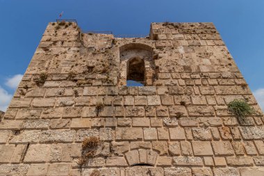 Byblos arkeoloji sahasındaki Haçlı kalesi, Lübnan