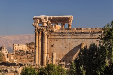 Temple of Bacchus in Baalbek, Lebanon clipart