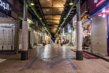 RIYADH, SAUDI ARABIA - NOVEMBER 1, 2021: View of  Souq Al Zel market in Riyadh, Saudi Arabia clipart