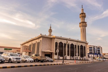 HA 'IL, SAUDI ARABIA - 2 Kasım 2021: Barzan Suudi Arabistan' daki Büyük Cami