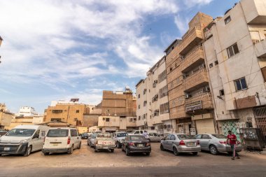 MEDINA, SAUDI ARABIA - 12 Kasım 2021: Medine El Mughaisilah Mahallesi, Suudi Arabistan