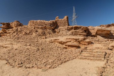 Suudi Arabistan, Sakaka 'daki Kadir Kalesi' nin kalıntıları