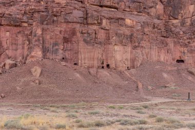 Suudi Arabistan, Ula yakınlarında Dadan 'ın aslan mezarları