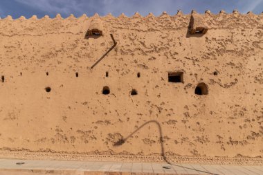 Wall of Qishlah Palace in Ha'il, Saudi Arabia clipart