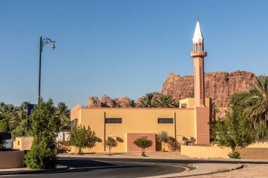 Suudi Arabistan 'daki El Ula Eski Kasabası' ndaki camii