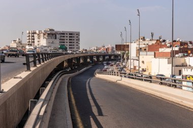 JEDDAH, SAUDI ARABIA - 15 Kasım 2021: Jeddah, Suudi Arabistan 'daki Setten Yolu