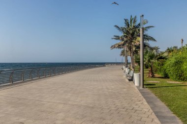 Suudi Arabistan, Jeddah 'da korniş gezinti manzarası