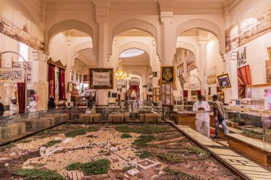 MEDINA, SAUDI ARABIA - 13 Kasım 2021: Dar Al Madinah Medine, Suudi Arabistan Müzesi