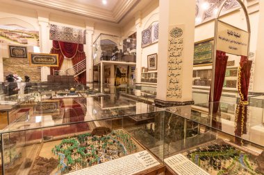 MEDINA, SAUDI ARABIA - 13 Kasım 2021: Dar Al Madinah Medine, Suudi Arabistan Müzesi