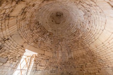 Yunanistan 'ın Moreloponnese yarımadasındaki Clytemnestra' nın mahzenli mezarı