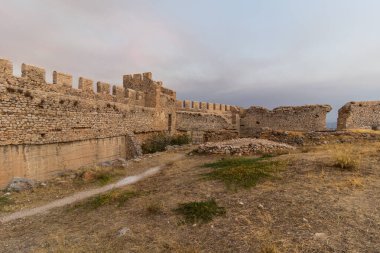 Yunanistan 'ın Mora yarımadasındaki Argos' taki Larisa şatosu harabeleri