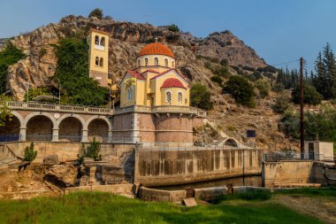 Zoodochos Pigi Orthodox Church in Kefalari on Peloponnese peninsula, Greece clipart