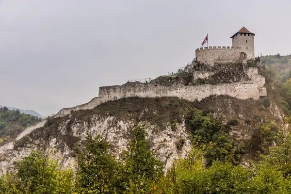 Sırbistan 'ın Uzice kentinde Eski Kent (Stari Grad) Kalesi