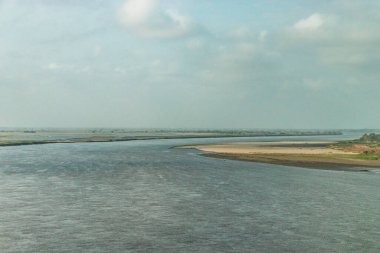 Magdalena river near Magangue, Colombia clipart