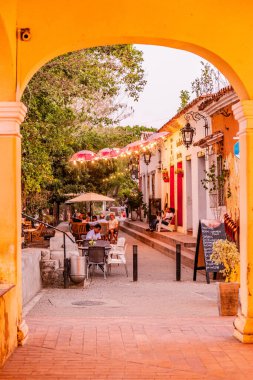 MOMPOX, COLOMBIA - 1 Mart 2023: Santa Cruz de Mompox, Kolombiya