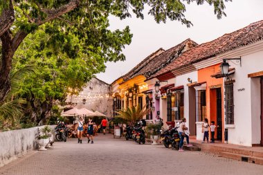MOMPOX, COLOMBIA - 1 Mart 2023 Santa Cruz de Mompox, Kolombiya