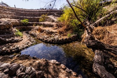 Nazca, Peru yakınlarındaki Ocongalla Su kemeri