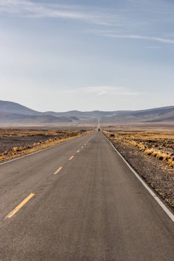 Rezerv Salinas yolu Aguada Blanca, Peru