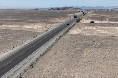 Panamericana otoyolu Nazca sınırlarından geçiyor, Peru