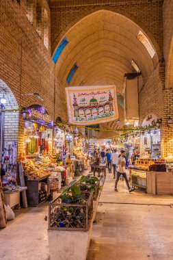 ERBIL, IRAQ - 9 Ekim 2022: Erbil 'deki Qaysari Çarşısı (Hawler), Irak Kürdistan Bölgesi