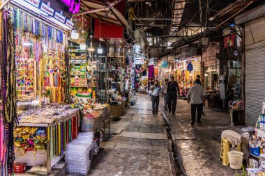 SULAYMANIYAH, IRAQ - 7 Ekim 2022: Sulaymaniyah 'taki Naqib pazarı (Slemani), Irak Kürdistan Bölgesi
