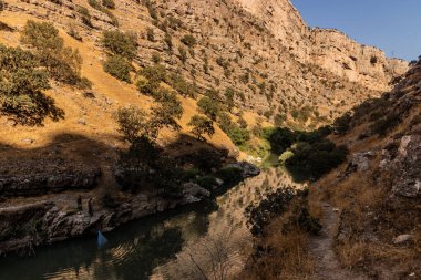 Irak Kürdistan Bölgesi 'nde Rawandiz (ayrıca Rawanduz) kanyonu