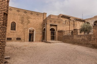 Irak 'ın Kürdistan Bölgesi, Erbil' deki Erbil Kalesi 'nde yenilenen evler