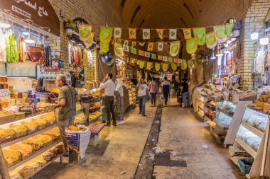 ERBIL, IRAQ - 7 Ekim 2022: Erbil 'deki Qaysari Çarşısı (Hawler), Irak Kürdistan Bölgesi