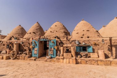 Türkiye 'nin Harran kentinde geleneksel arı kovanları