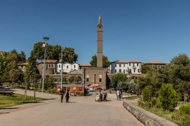 DİYARBAKIR, TURKEY - 25 Eylül 2022: Diyarbakır, Türkiye 'deki Hazreti Süleyman Camii