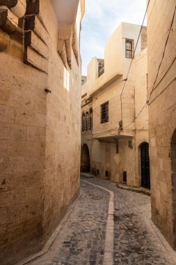 Türkiye 'nin eski Şanlıurfa ilinin dar sokakları