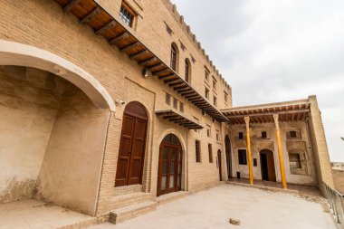 Irak 'ın Kürdistan Bölgesi Erbil' deki Erbil Kalesi 'nde eski tuğla bina yenilendi
