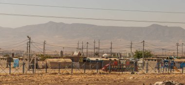 Irak 'ın Kürdistan bölgesindeki Ashti mülteci kampı