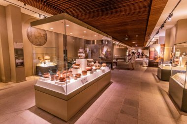 ANKARA, TURKEY - 20 Eylül 2022: Ankara, Türkiye 'deki Anadolu Medeniyetleri Müzesi Sergisi