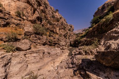 Irak Kürdistan Bölgesindeki Derin Rawanduz (Rawandiz) kanyonu