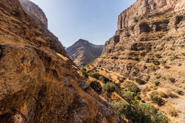 Irak Kürdistan Bölgesi 'nde Rawandiz (ayrıca Rawanduz) kanyonu