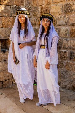 LALISH, IRAQ - 30 EYLÜL 2022: Lalish Tapınak Kompleksi, Irak Kürdistan Bölgesi