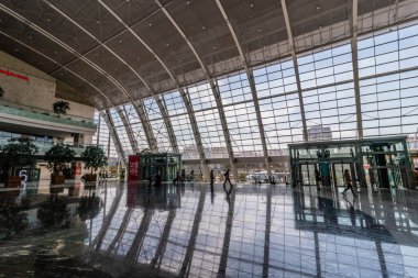 ANKARA, TURKEY - 20 Eylül 2022: Ankara tren istasyonu, Türkiye