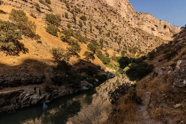 Irak Kürdistan Bölgesi 'nde Rawandiz (ayrıca Rawanduz) kanyonu