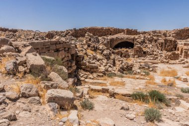 Ürdün 'deki Umm ar-Rasas sahasındaki harabeler