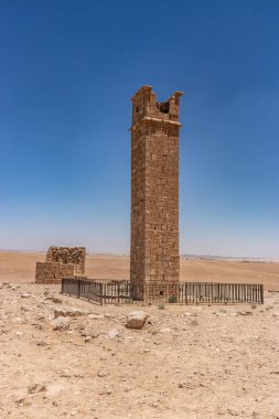 Ürdün 'deki Umm ar-Rasas sahasındaki Stylite (keşiş) kulesi