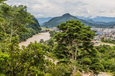 Peru 'nun Tingo Maria kasabası manzarası