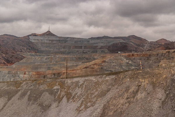Morococha silver mine in Peru