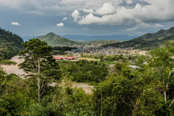 Peru 'nun Tingo Maria kasabası manzarası