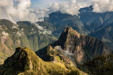 Machu Picchu Harabeleri, Peru havadan görünümü