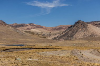 Mismi volkanı yakınlarındaki göller ve sulak alanlar, Peru